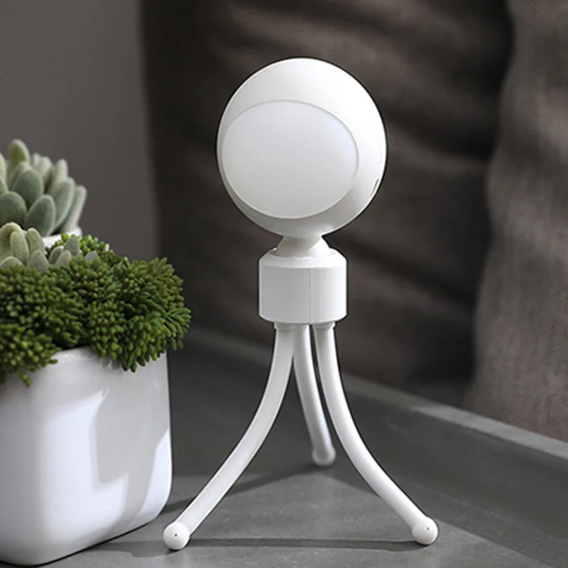 

Flexible LED Night Light USB Rechargeable Smart Sound Control Desk Lamp Portable Children Sleeping Light --M25