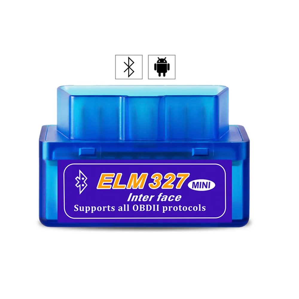 Super Mini Elm327 Bluetooth-Kompatibilis Interfész V2.1 Obd2 Ii Auto Diagnosztikai Eszköz Elm 327 Munka Android Nyomatékon/Pc-N