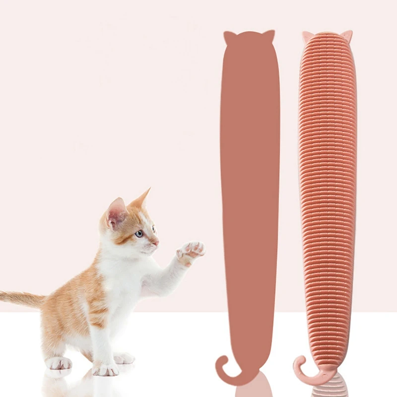 

Cat Comb ABS Simulated Cat Tongue Brush Interactive Teaser Cat Toy Removing Loose Undercoat Cats Grooming Tool
