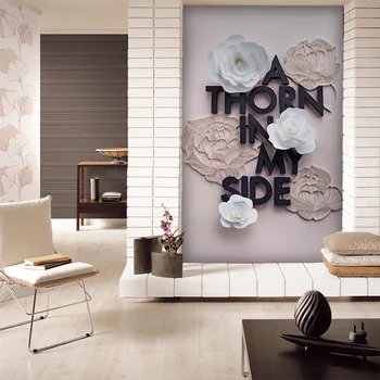 

[Self-Adhesive] 3D Flower 183667 Wall Paper mural Wall Print Decal Wall Murals