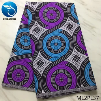

LIULANZHI nigerian wax fabrics 2019 New multicolor wax prints fabric for dress 6yards ankara real wax fabric ML2PL21-ML2PL50