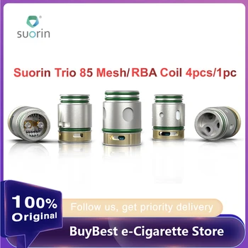 

Hot New 1pcs/4psc Original Suorin Trio 85 Mesh/RBA Coil for Suorin Trio 85 Kit W/ 0.2ohm and 0.4ohm Resistance Single E-cig Coil