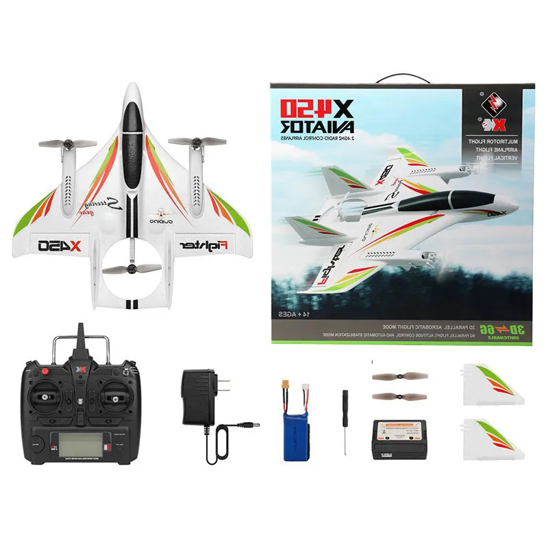 xk x450 vtol 2.4 g 6ch epo