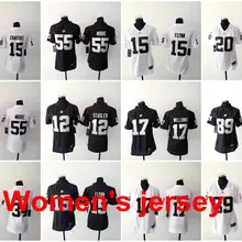 A+++ женские все сшитые Окленд s ladies 4 Derek Carr 20 mcfadden 89 Amari Cooper 52 Khalil Mack Jersey