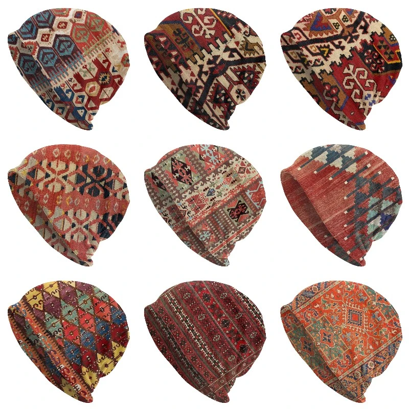 Tribal print beanie Clearance