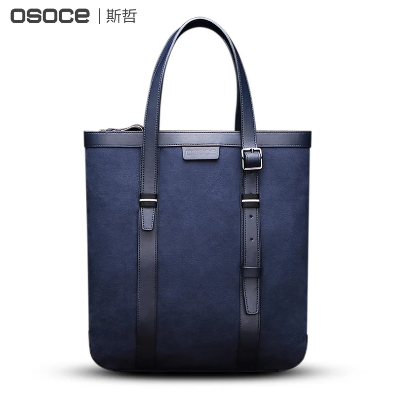 

Osoce si zhe Verticle Square Document Business Fashion Leisure Bag MEN'S Handbag