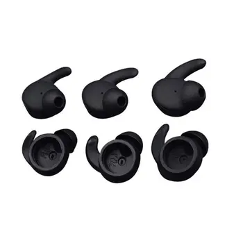 

3 Pairs Earbuds Cover In-Ear Tips Soft Silicone Skin Earpiece Ear Hook Buds Replacement for Huawei Honor AM61 Sports Bluetooth H