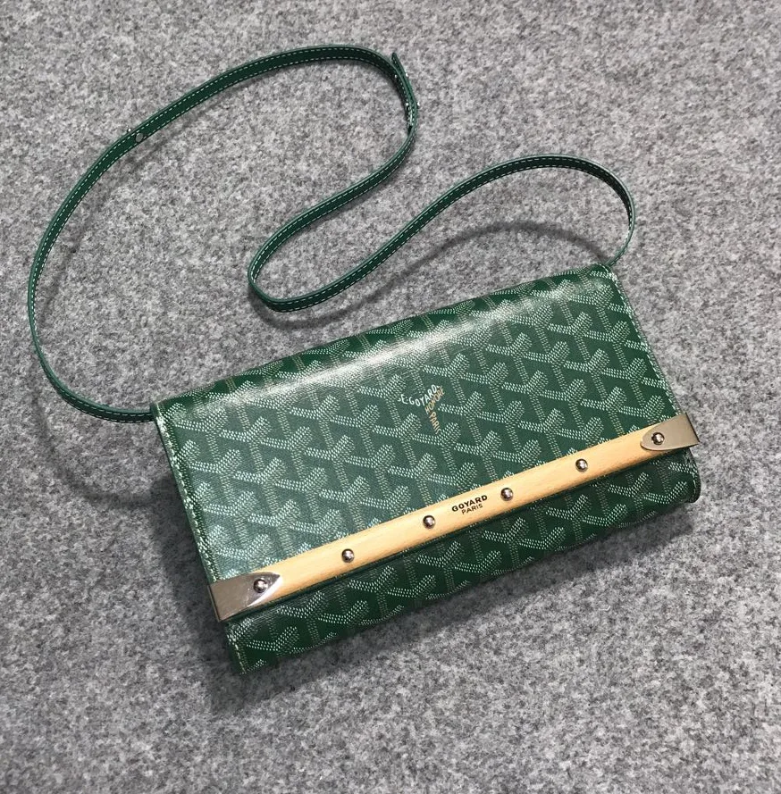 

New Shoulder Slung Bag Retro Wood Decoration High-end Temperament Bag