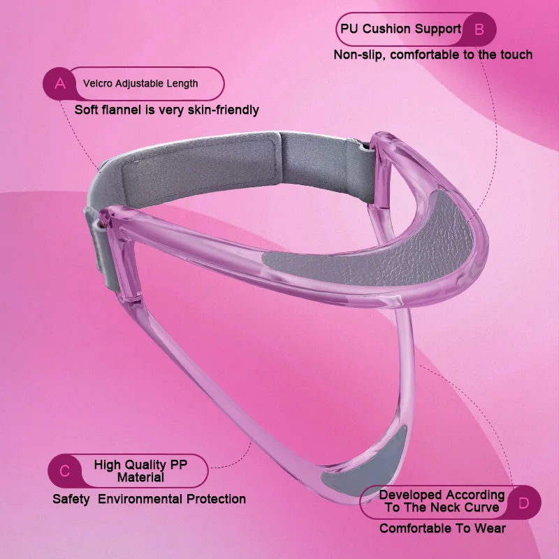 Fashion Cervical Neck Brace Adjustable Cervical Collar Ergonomic Posture Corrector Neck Support for Pain Relief Spinal Decompres_voghion.com