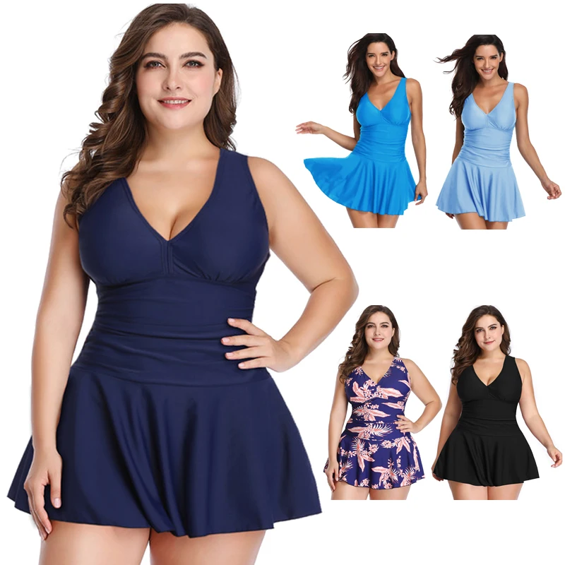 

Swimming Fishing Dress Women Bikini Plus Size Bathing Suit Women Swimwear Swimsuit Printing Two Piece Solid Push Up Swimsuit