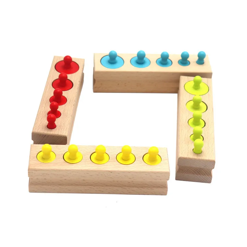 

Kids Montessori Wooden Toys Rainbow Blocks Kid Toy Baby Graphic Colorful Wooden Blocks Educational Toy