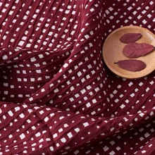 Высокое качество хлопок tissu Лидирующий бренд красный и белый проверенный пряжа окрашенная ткань осень и зима утолщение Верхняя одежда материал