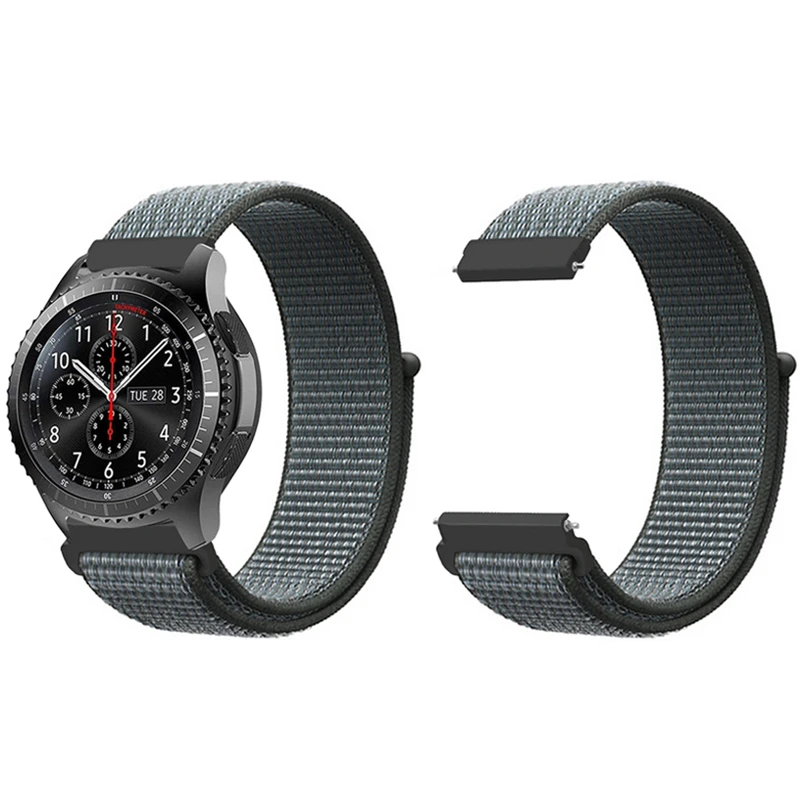 Спортивный нейлоновый ремешок для Amazfit Bip ремешок браслет для huawei Watch GT Honor Magic для Huami Amazfit Pace Stratos 2 GTS GTR 47 мм