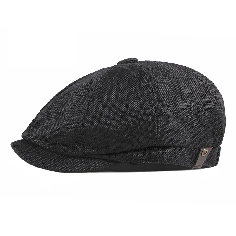 male beret Men Beret Vintage Herringbone Gatsby Tweed Peaky Blinders Hat Newsboy Beret Hat Spring Winter Flat Peaked Beret Hats newsboy beret cap Berets