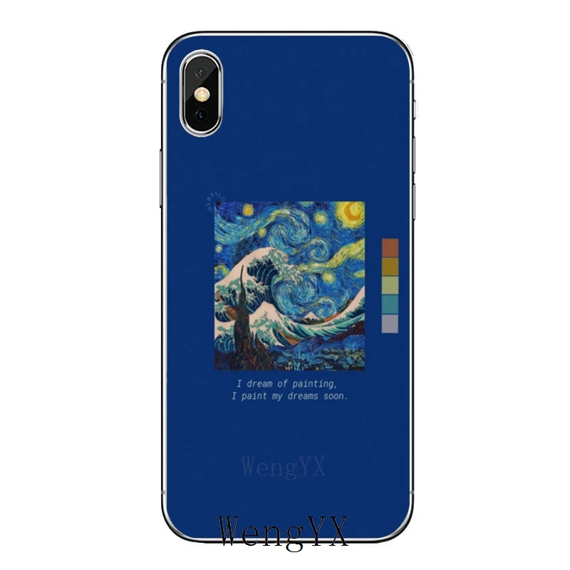 Эстетические Живопись Ван Гога для OnePlus 3t 5T 6T LG G5 G6 G7 Q6 Q7 Q8 Q9 V20 V30 X Мощность 2 3 K4 K8 K10 чехол - Цвет: Gogh-painting-B-12