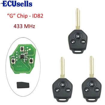 

3PCS* KEY KEYLESS ENTRY REMOTE FOB for SUBARU XV 2012-2015 Year with "G" CHIP 433mhz