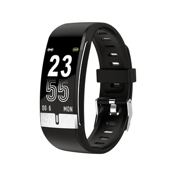 

E66 Fitness Tracker Body Temperature Smart Bracelet Heart Rate Monitor Smart Watch Music Control Sport Band