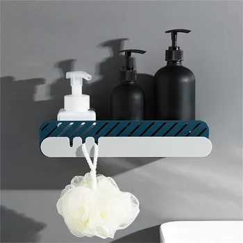 

Bathroom Wash Belt Hook Racks Bathroom Storage Rack Wall Frame Plastic Wall-Mounted Makeup Rack Soap Saver Bathroom Organizer