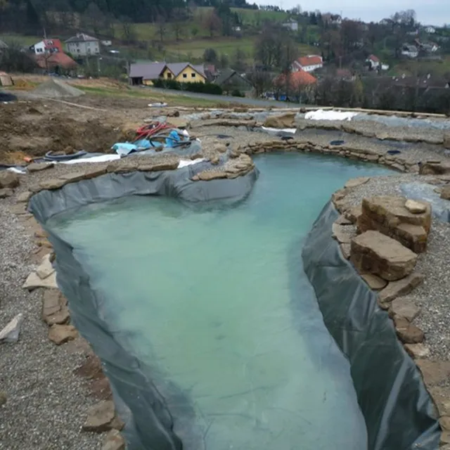 10Mx2M/ 2Mx1M Hdpe Haltavak Bélés Kerti Tó Tereprendező Medence Megerősített Vastag, Nagy Teherbírású Membrán - Image 3