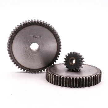 

3pcs Spur Gear 12 13 14 15 16 17 18 19 20 21 22 23 24 25 Teeth 1.5 Module Metal Transmission Gear No Steps 15mm Thickness