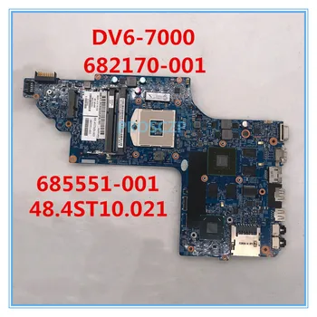 

For DV6 DV6-7000 Laptop motherboard 682170-001 682170-501 685551-001 11254-2 48.4ST10.021 HM76 GT630M 2GB 100% working well