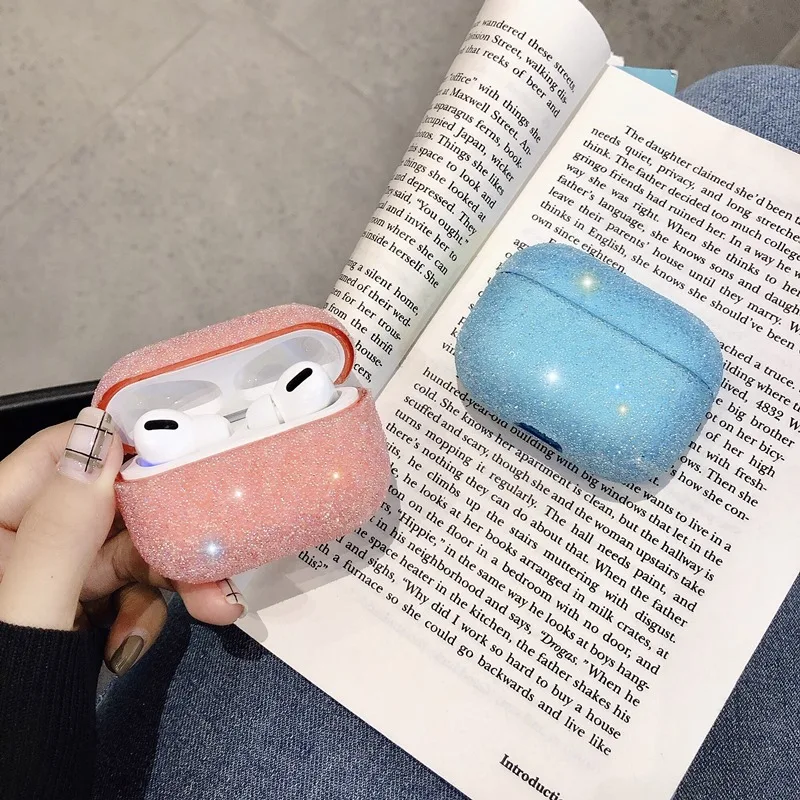 

For Airpods Pro Case Wireless Bluetooth Case For airpod 3 Case Bling Glitter Cover For Apple Air Pods Pro Crystal Sequins Fundas