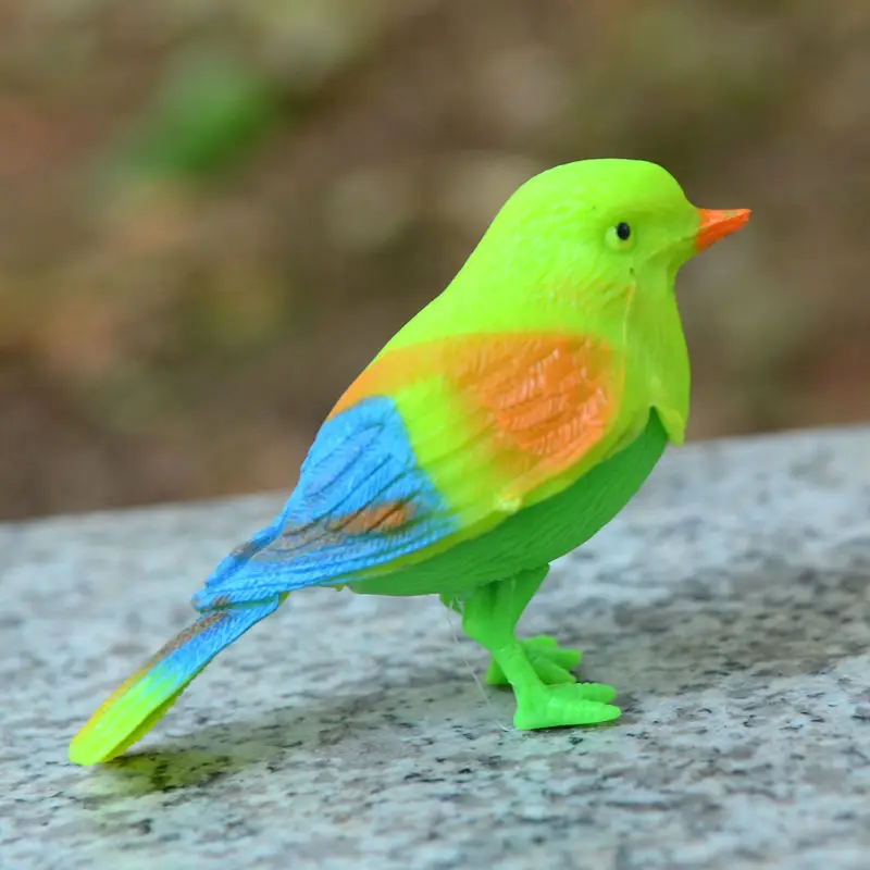Singing Bird Toys Cute Singing Bird Interactive Electronic Toys Simulation Bird Voice Control Music Educational Toys For Baby Kids Gift Funny Toy