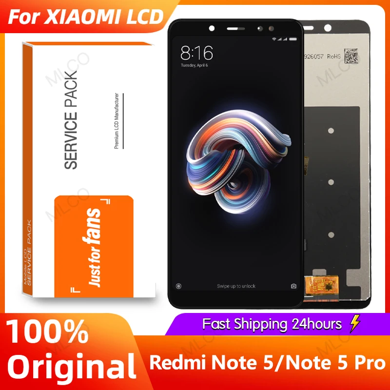 Оригинальный ЖК-дисплей для Xiaomi Redmi Note 5 дисплей дигитайзер в сборе с рамкой pro