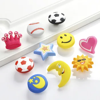 

Kindergarten children's room soft rubber handle anti-collision color cartoon cute soft handle wardrobe door drawer handle