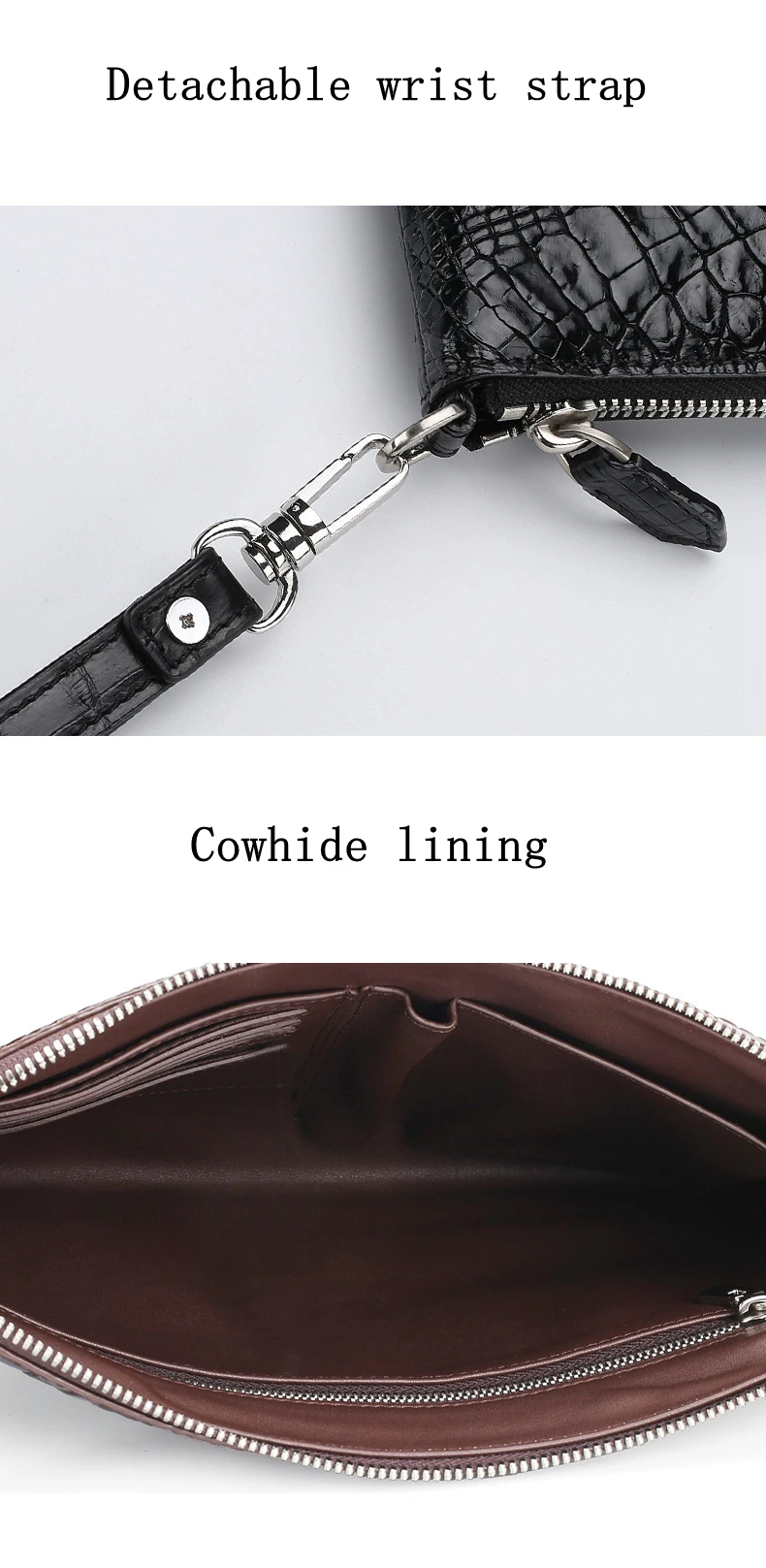 YILUNXI, стиль, роскошный клатч из крокодиловой кожи, мужская сумка из натуральной кожи, деловые сумки, вместительные мужские сумки высокого качества, модная сумка