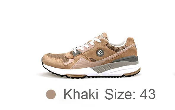 Khaki 43 Iaomi Mijia Freetie 90 Спортивная обувь в стиле ретро носимые дышащие удобные кроссовки высокая эластичная сетка поверхность обувь - Цвет: Khaki 43