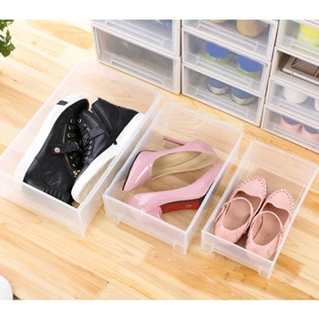 

Plastic Drawer-type Storage Case Cabinet Wardrobe Storage Box Clothes Shoe Box TUE88
