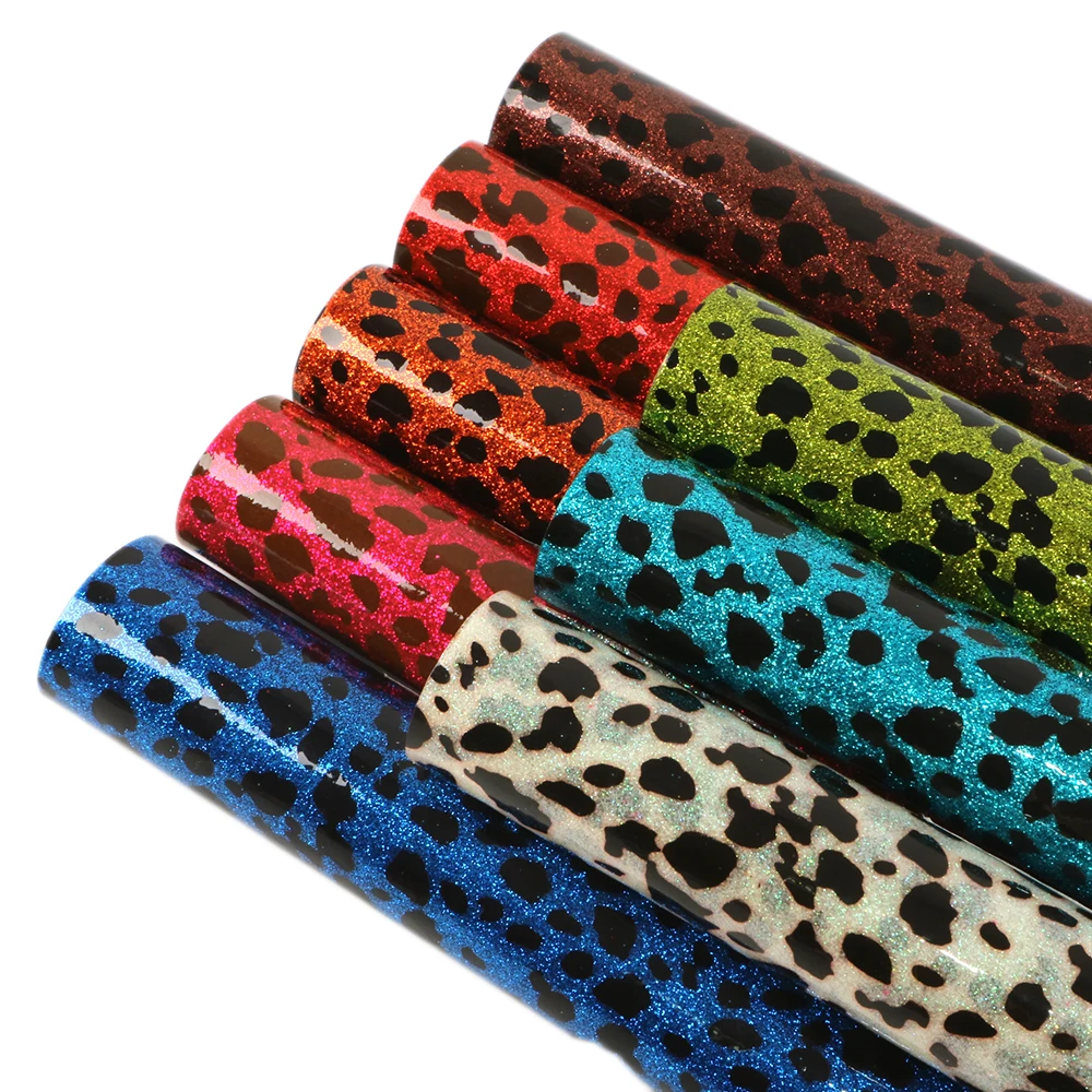 David accessories 8 шт./компл. 20*34 см двойными бортами с блестками из искусственной кожи искусственная кожа Набор сделай сам DIY бигуди для волос Серьги с бантиками Материал, 1Yc7980
