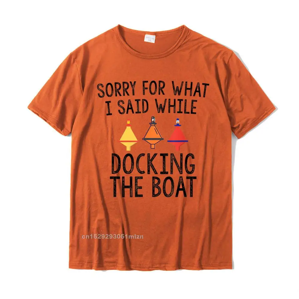  Man T-Shirt Geek Normal Tops Tees Cotton Crew Neck Short Sleeve Funny Tee Shirt Summer Drop Shipping Mens Docking the Boat T shirt Funny Shirts for Men__3081 orange