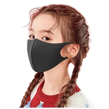 

Mesh Ice Silk Cotton Masks Washable Reusable Children 3D Mask Fashion Solid Color Kids Facemask Masque Pour Enfant Tapabocas