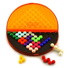 Classic Wisdom Pyramid Beads Platter Game Logic Thinking Ball Brain Teasing Toys Children And Adult Educational Toys