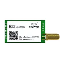 

10PCS LoRa SX1268 Wireless RF Transmitter and Receiver IoT 433MHz E22-400T30D-V2.0 Long Distance UART Wake on Radio Watchdog DIP
