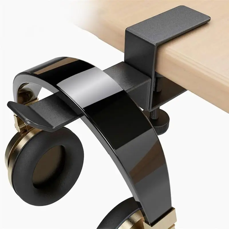 Headphone Rack Aluminum Alloy Headphone Hanger Desktop Hook Headset Holder