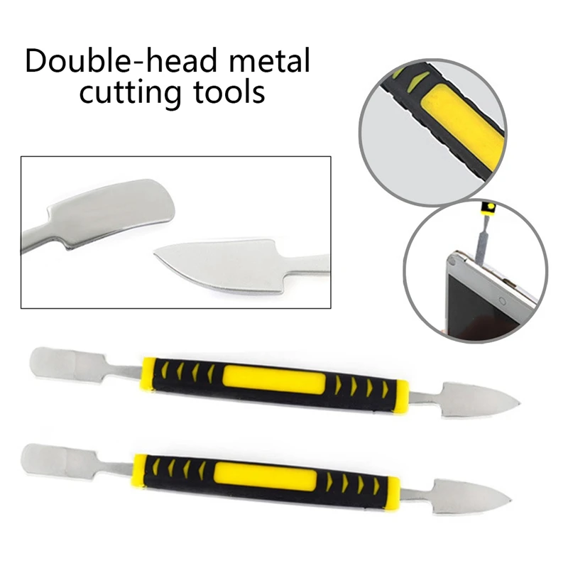  Dual Enden Metall Spudger 6 stücke Hand Werkzeug Set für iPhone iPad Tablet Handy Neugierigen Öffnu
