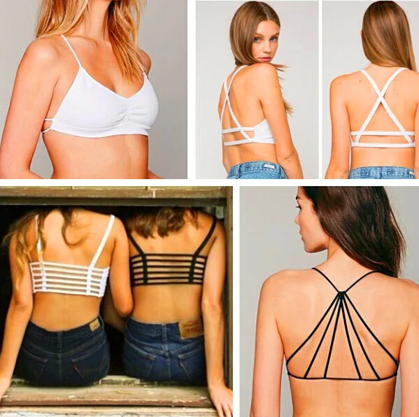Wrapped Chest Crop Top Strapless Bra Lace Lingerie Bras Women Underwear Brassiere Tops ds100
