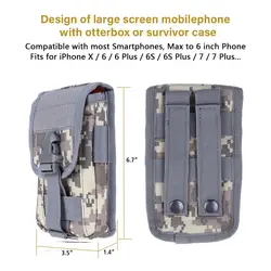 Чехол для смартфона военный Телефон поясная сумка для улицы 5,5 дюймов многоцелевой