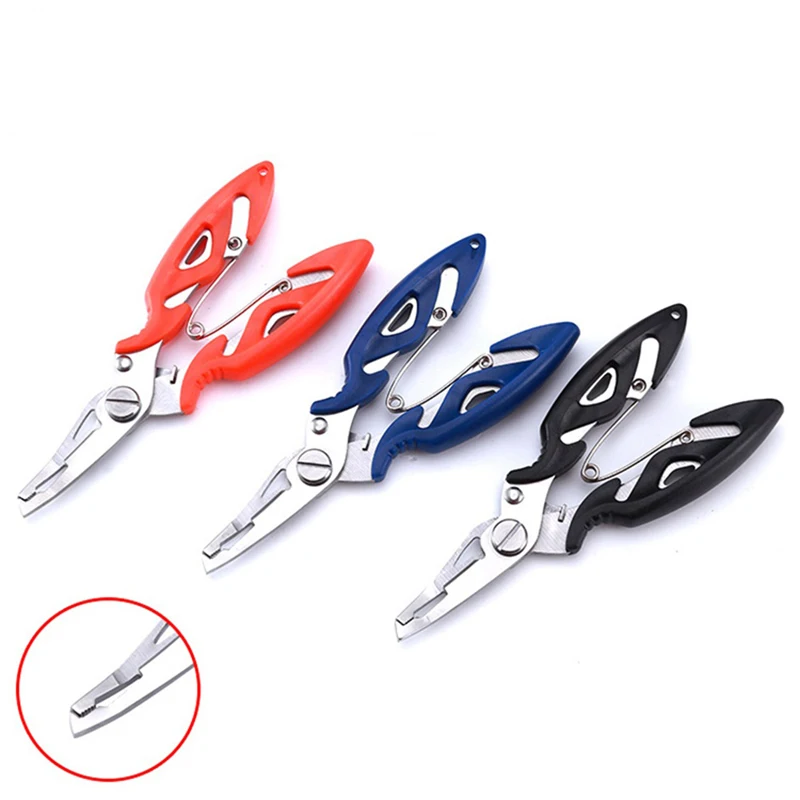 

Lure bait Cutter multi Tool angle hook remover Opener tackle Braid scissor Fish Plier Split Ring fly Line Wire Control Fisherman