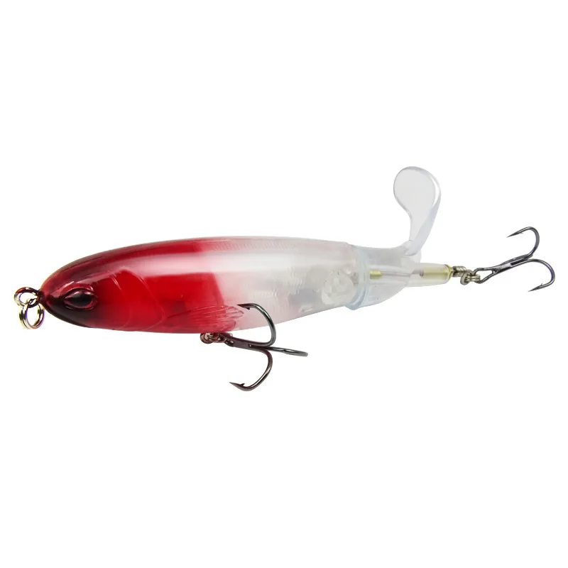 

1pcs Whopper Plopper 110mm/15g Top Water Popper Fishing Lure Hard Bait Wobblers Rotating Soft Tail Fishing Tackle