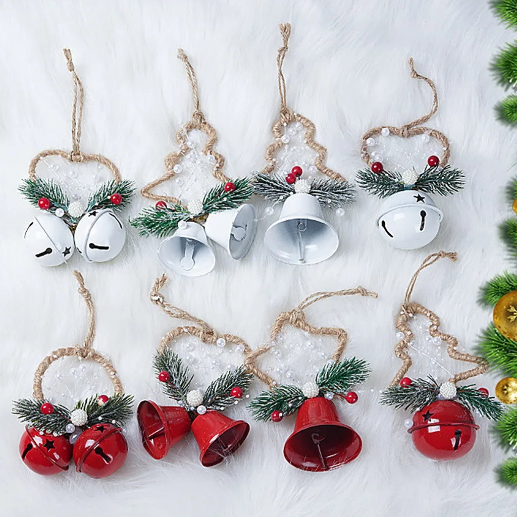 Premier-20mm Снежинка», «Jingle Bell фенечки рождественские украшения для дома висит украшение-колокольчик орнамент