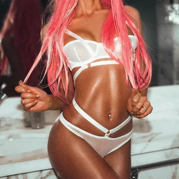 

Sexy Hot Lingerie Sexy Women's Underwear Set Goth Lingerie Bra Party Set Transparent Erotic Lingerie Brassiere Sexy Underwear