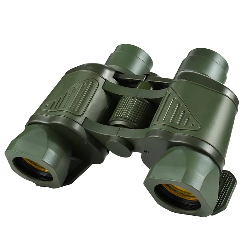 Portable Binoculars 50x50 10KM Wide Angle Outdoor Telescope Waterproof ArmyGreen Military cs real game #2l25 (6)