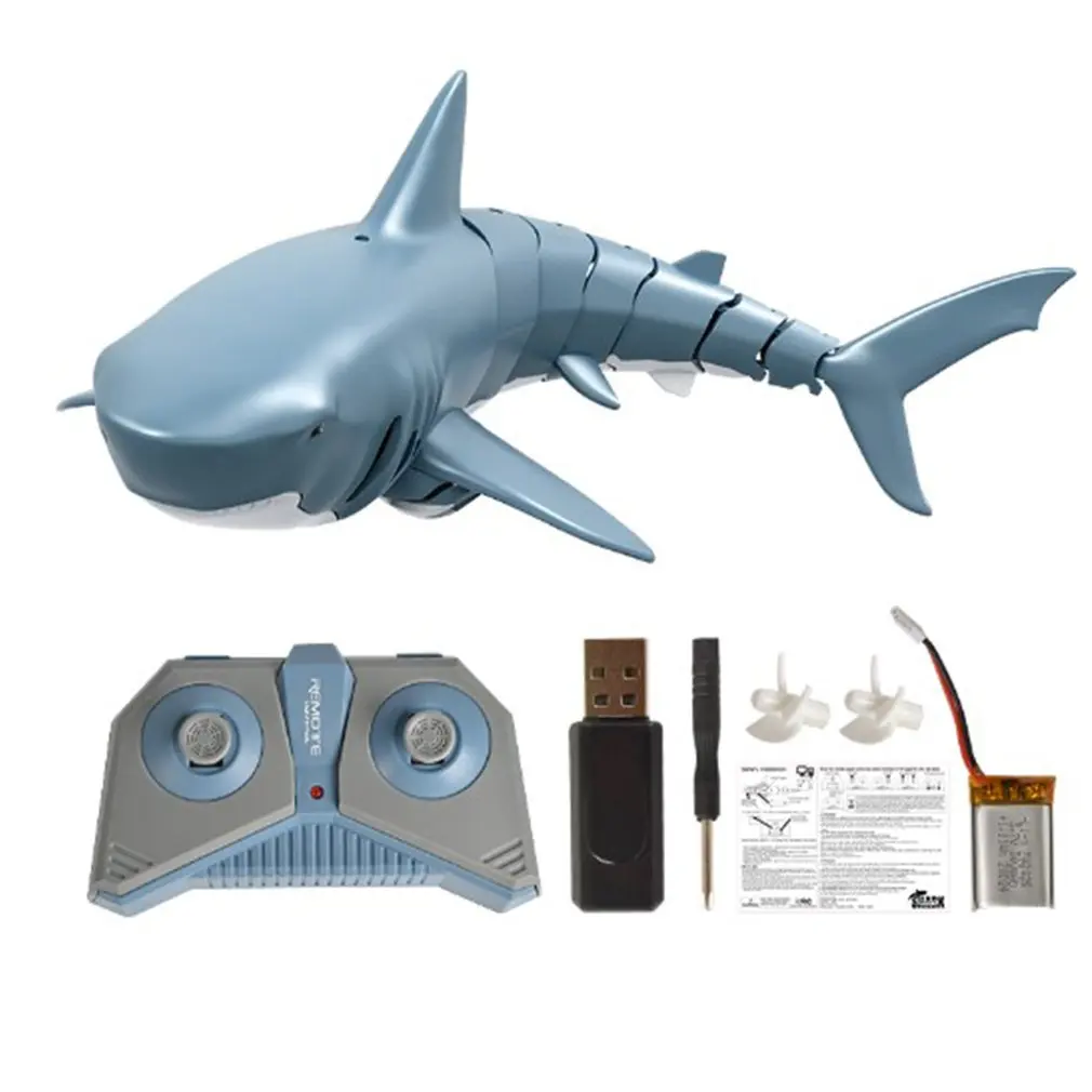 

Electric Remote Control Shark With Charging Launching Model Toys Simulation Swing Brain Game Parent-Child Communication