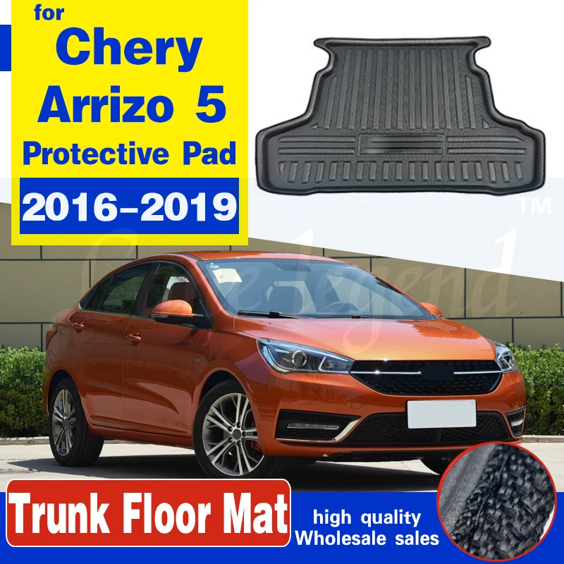 

Car Tray Boot Liner Cargo Rear Trunk Cover Mat Boot Liner Floor Carpet Mud Non-slip For Chery Arrizo 5 2016 2017 2018 2019