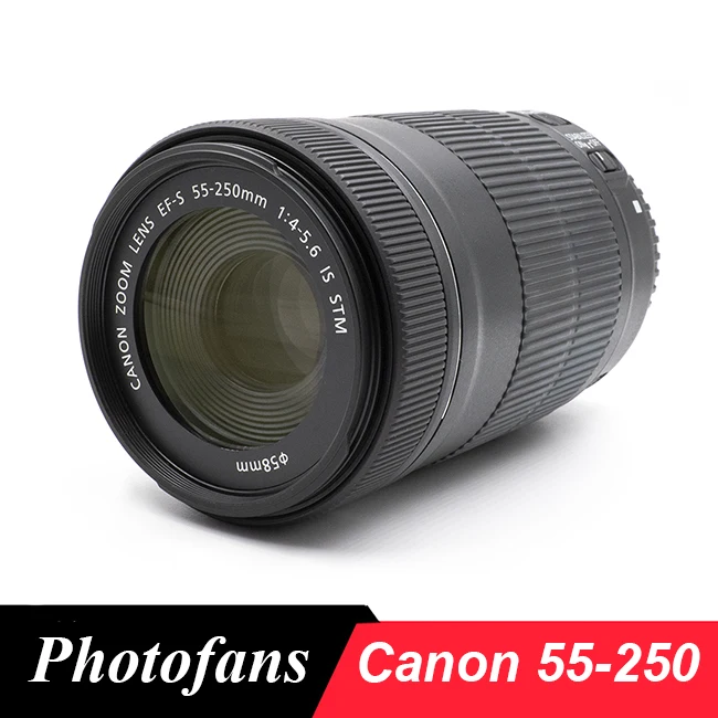 Lente Canon EF S 55 250mm f/4 5.6 IS STM Obiettivo|stm lens|lens canoncanon  ef-s 55-250mm - AliExpress