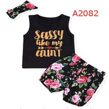 

Newborn Infant Baby Girl Clothes Pocket Flower Ruffle Short Sleeve T-Shirt Top Floral Pants +Headband Outfits Set